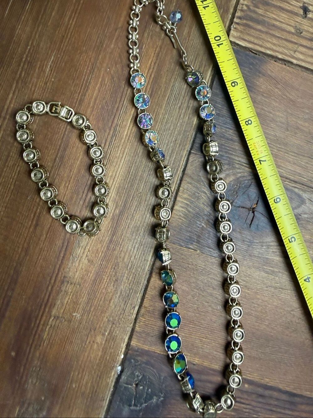 Heidi Daus Crystal necklace and bracelet set - Picture 7 of 12